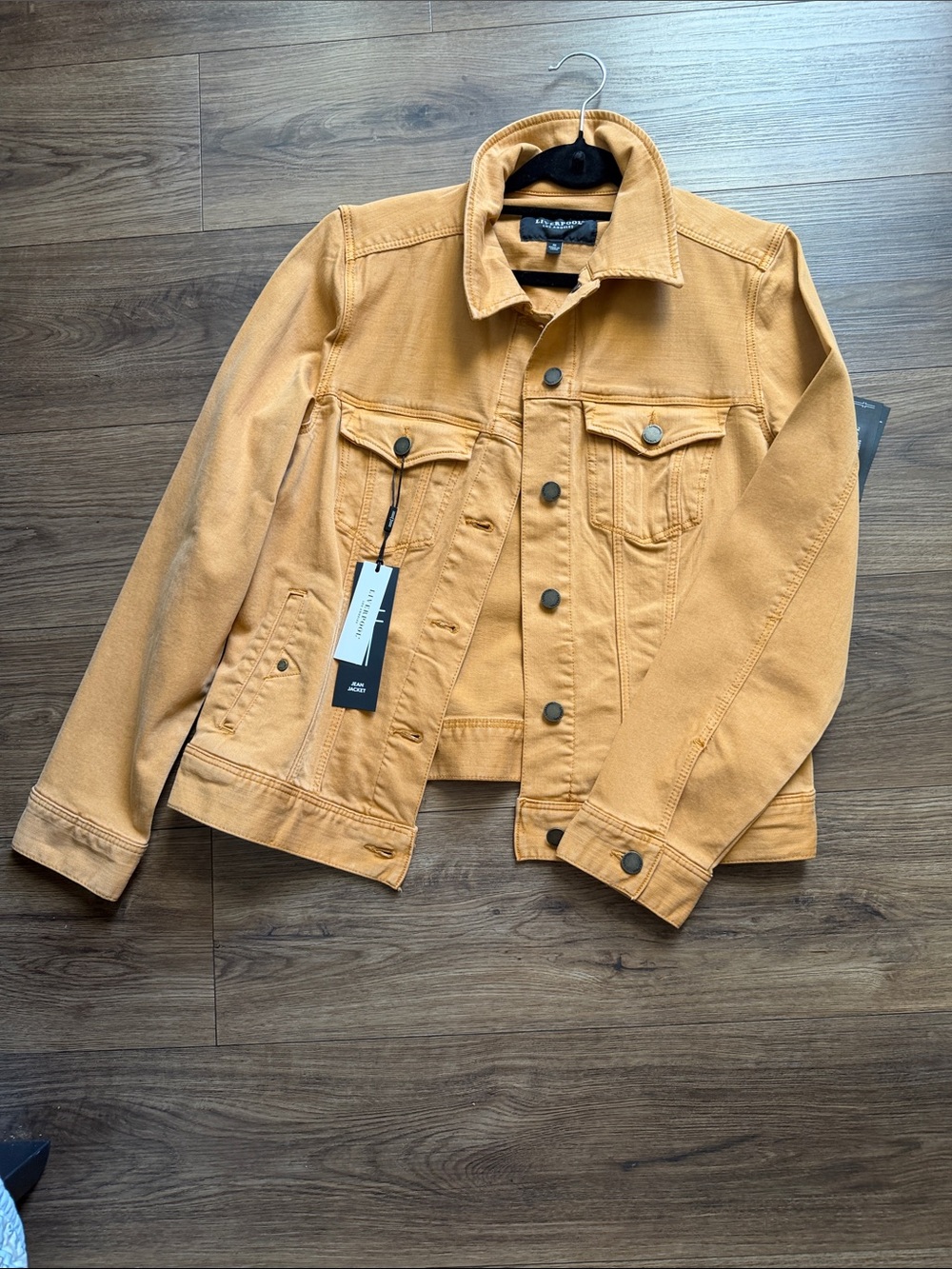 Liverpool Mustard Yellow Cotton Shirt Jacket